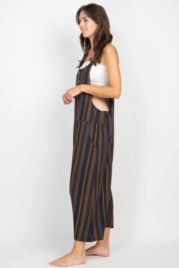 Stripe Oversized Overall