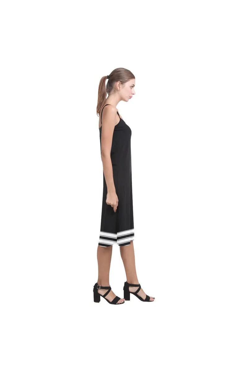 Striped Hem Alcestis Slip Dress (Model D05)