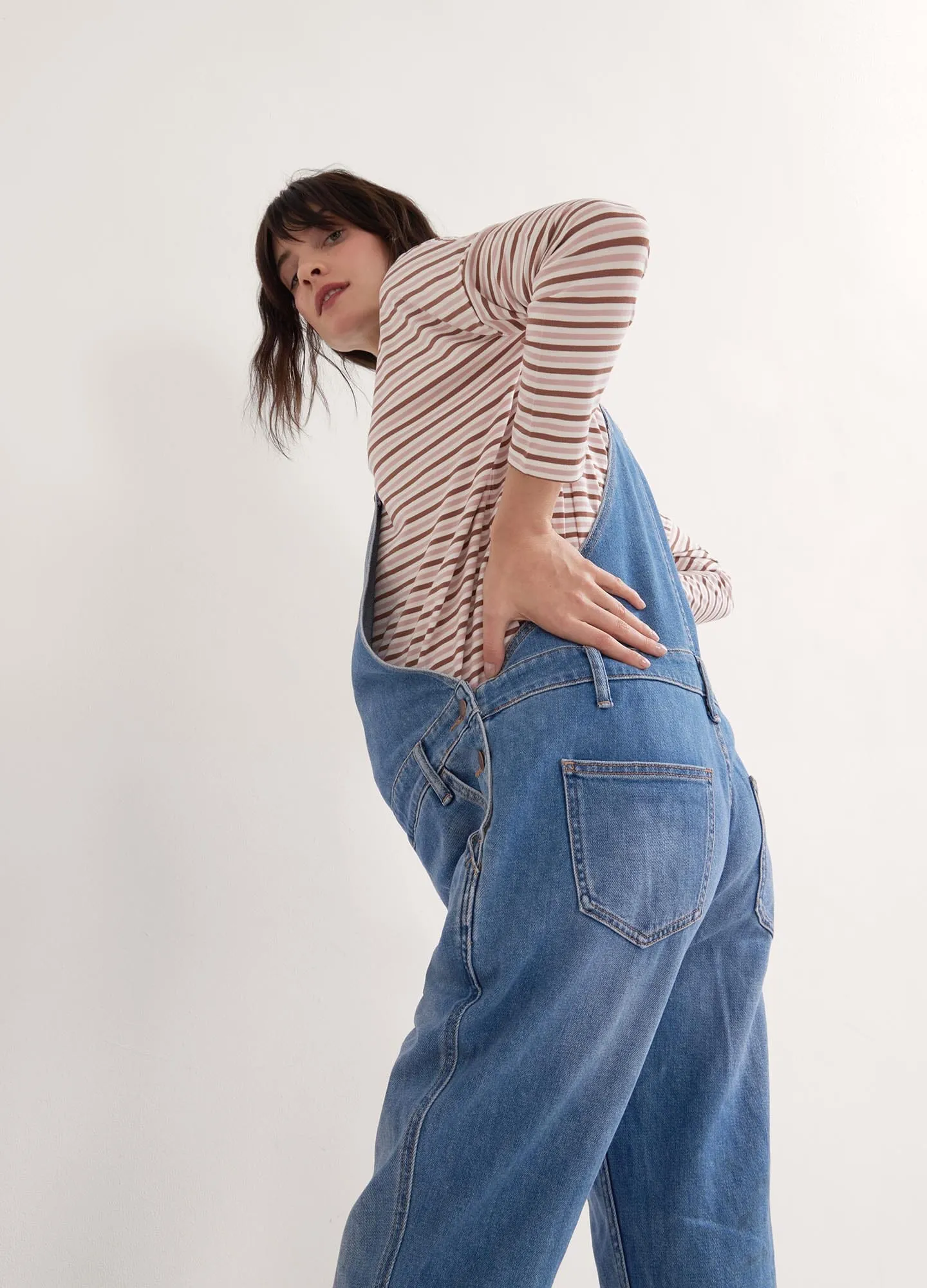 The Denim Maternity Overall