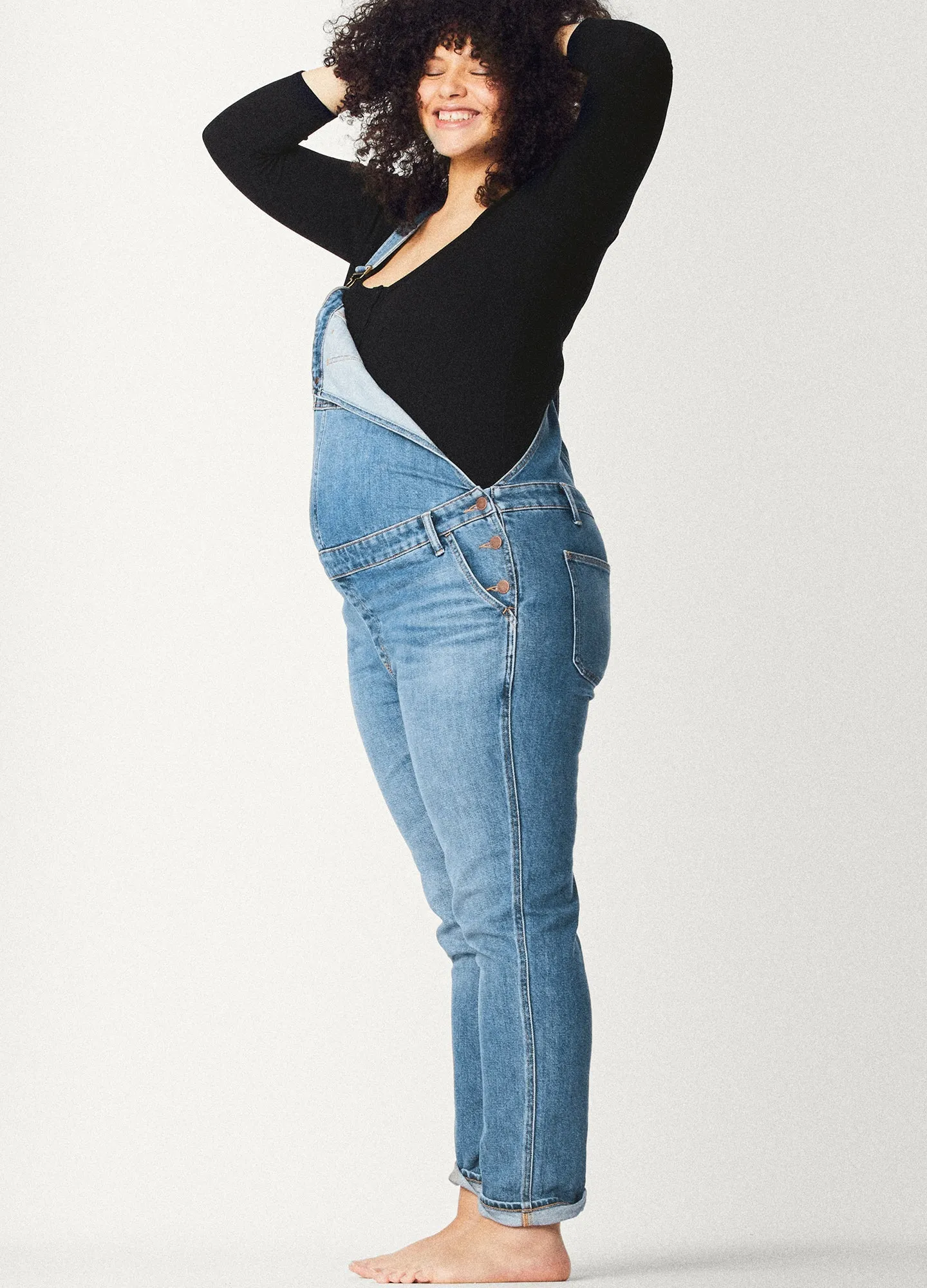 The Denim Maternity Overall