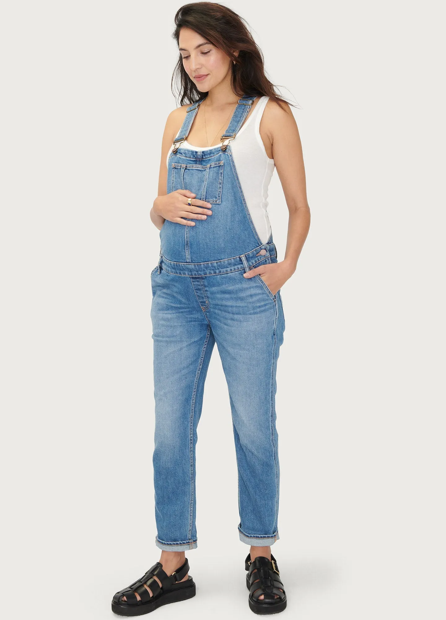 The Denim Maternity Overall