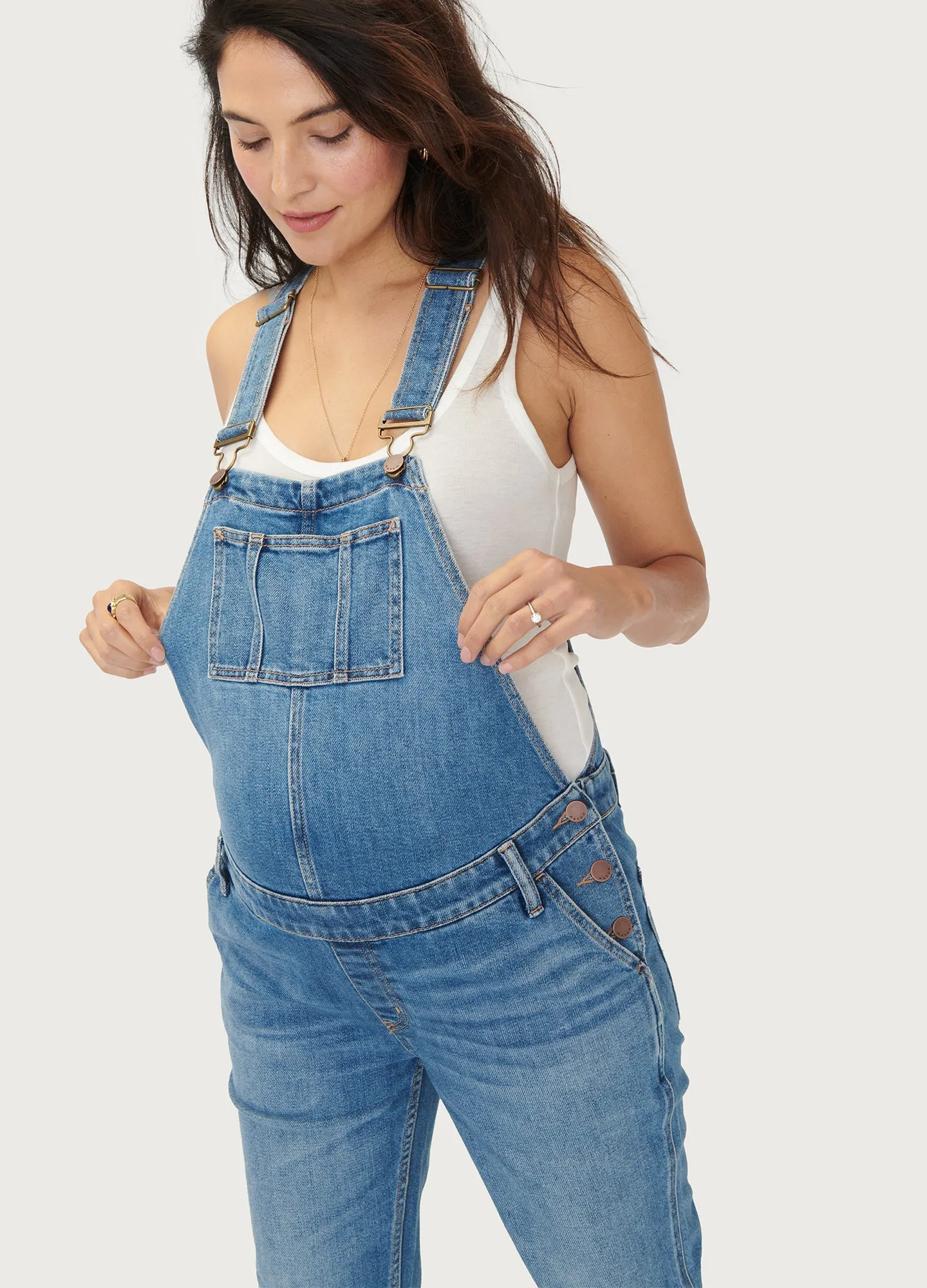 The Denim Maternity Overall