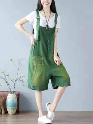 True Feelings of Colors Cotton Romper Overall Dungarees